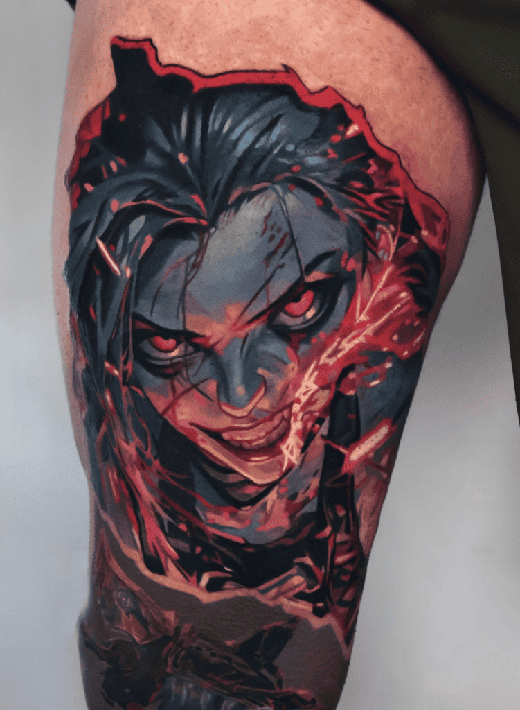 Jinx Sinister League of Legends Tattoo