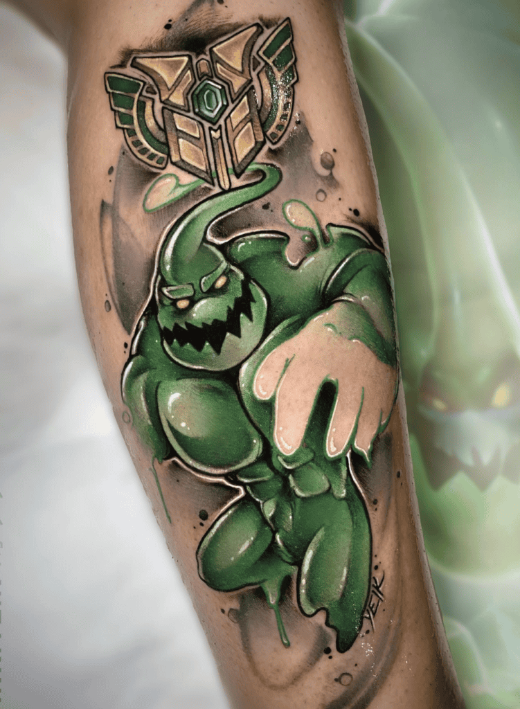Zac League of Legends Tattoo
