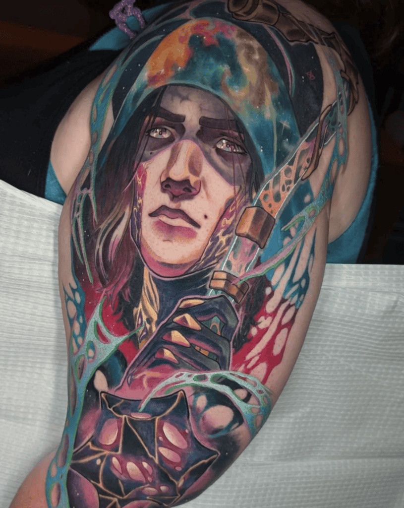 Viktor Colour League of Legends Tattoo