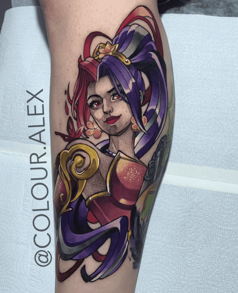 Zeri Alt League of Legends Tattoo