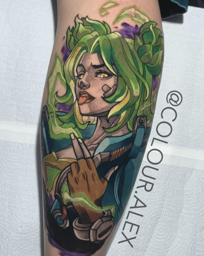 Zeri League of Legends Tattoo