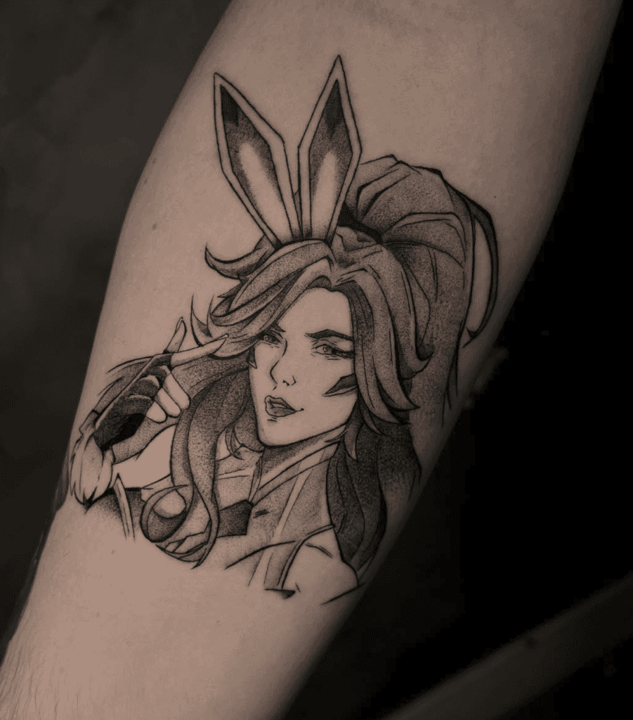 Miss Fortune Pose League of Legends Tattoo