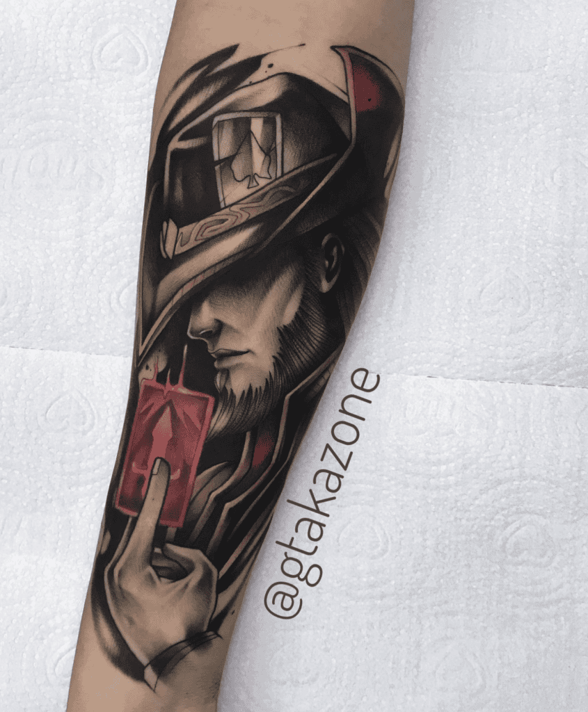 Twisted Fate League of Legends Tattoo