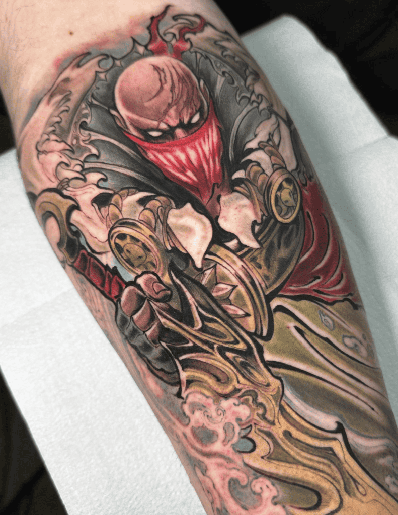 Pyke Blade League of Legends Tattoo