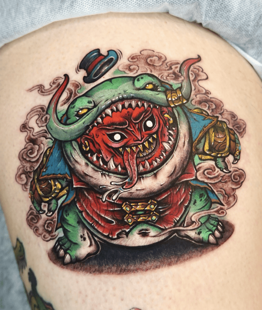 Tahm Kench Demon League of Legends Tattoo