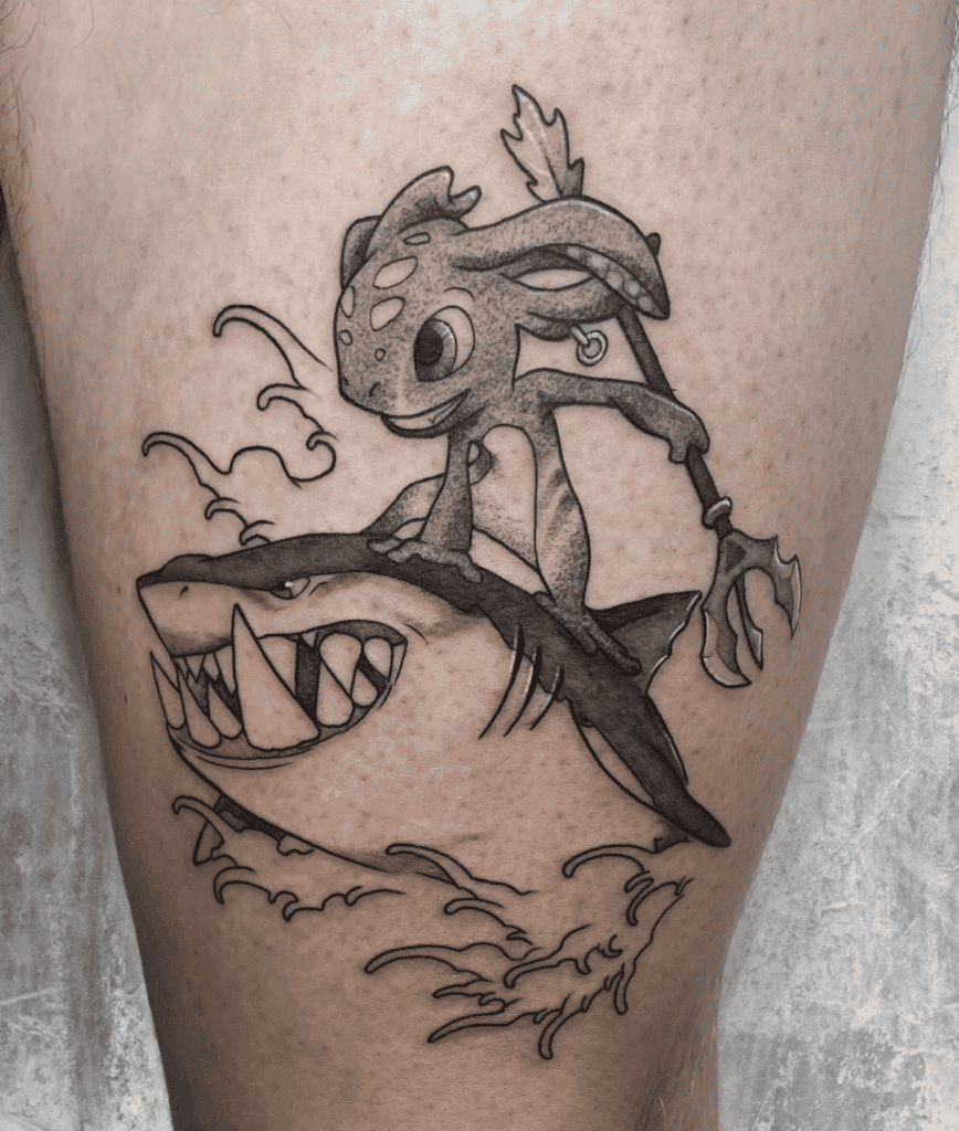 Fizz League of Legends Tattoo