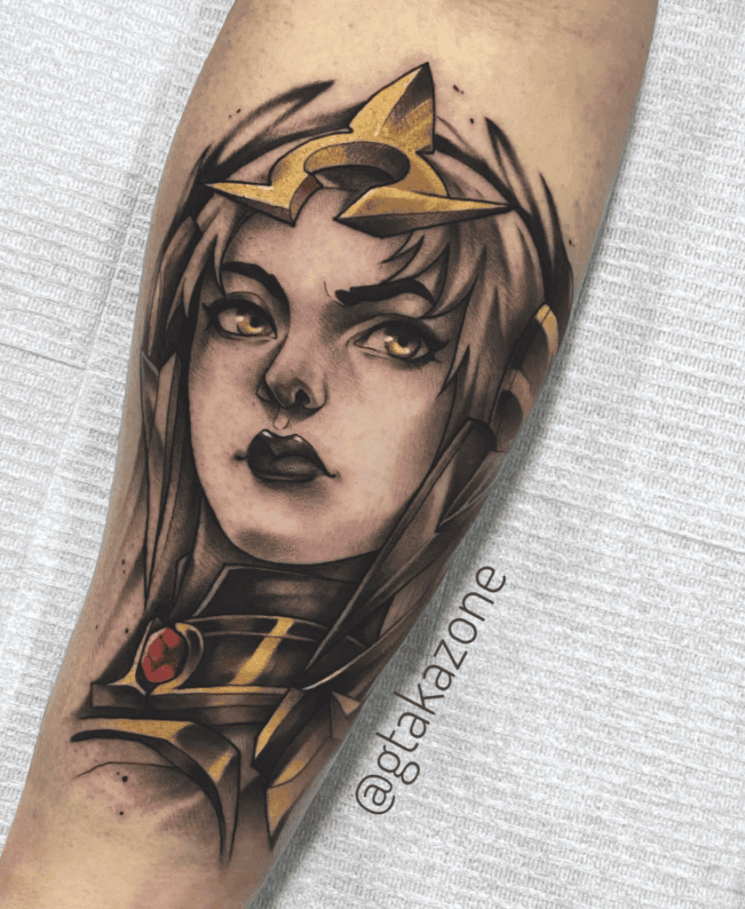 Leona League of Legends Tattoo