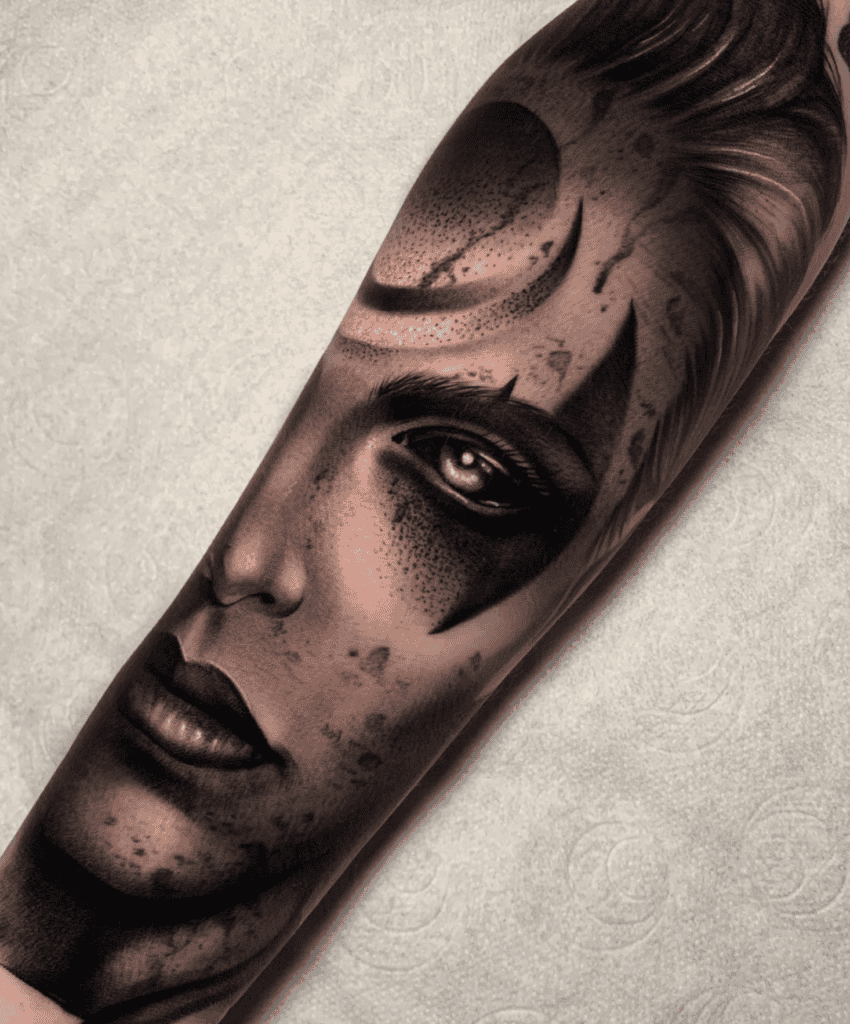 Diana Dark League of Legends Tattoo