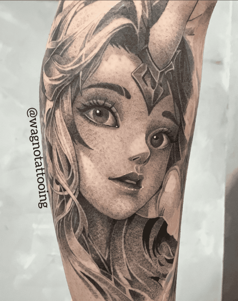 Soraka League of Legends Tattoo