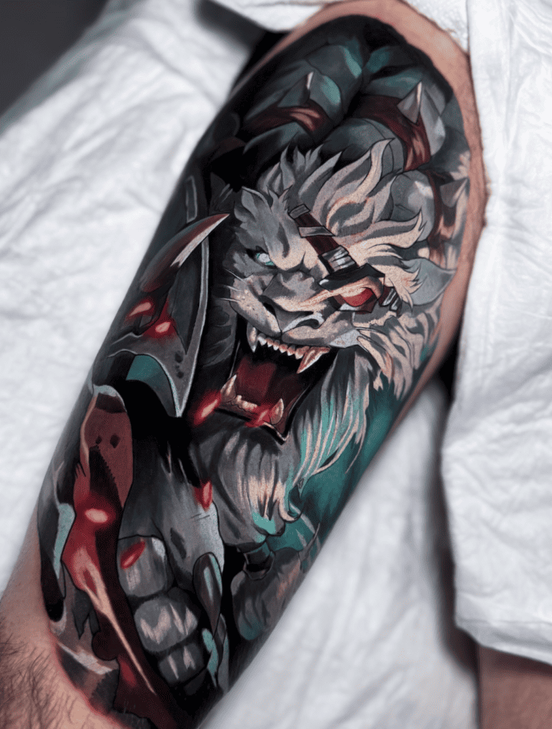 Rengar Roar League of Legends Tattoo