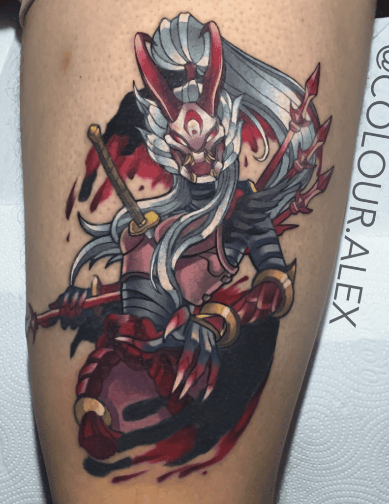 Kalista League of Legends Tattoo
