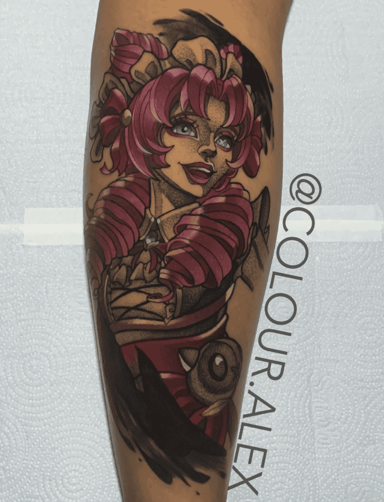 Gwen Alt League of Legends Tattoo