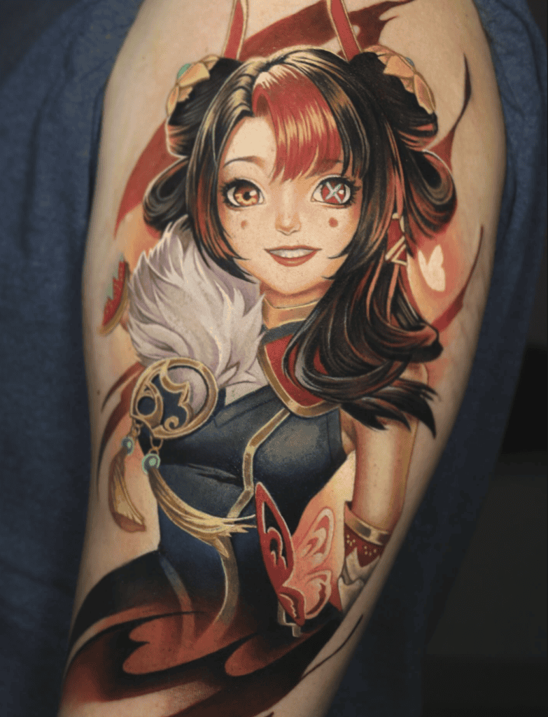 Gwen League of Legends Tattoo