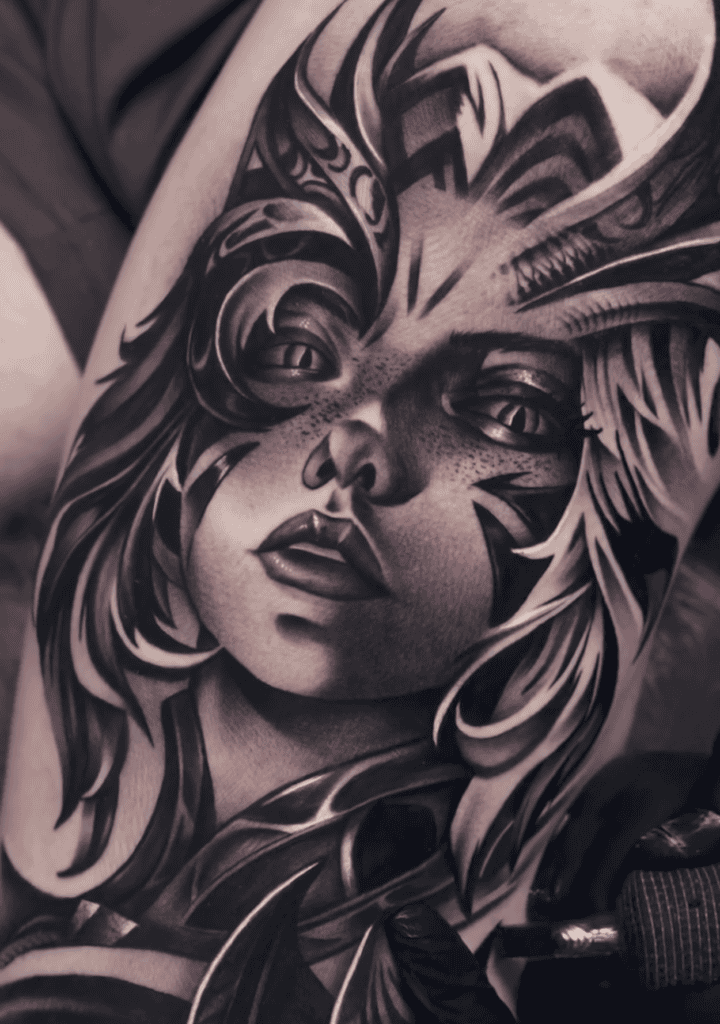 Kai Sa League of Legends Tattoo