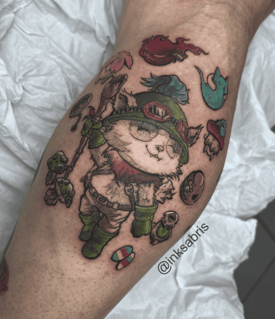 Teemo League of Legends Tattoo