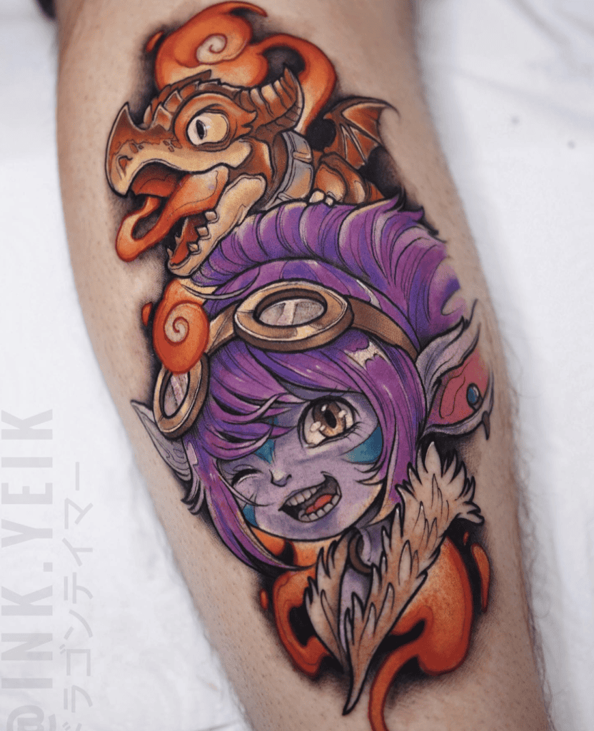 Tristana League of Legends Tattoo