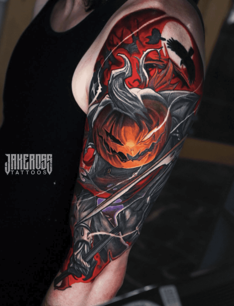 Fiddlesticks Pumpkon League of Legends Tattoo