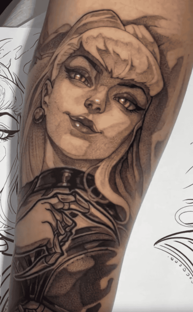 Evelynn League of Legends Tattoo