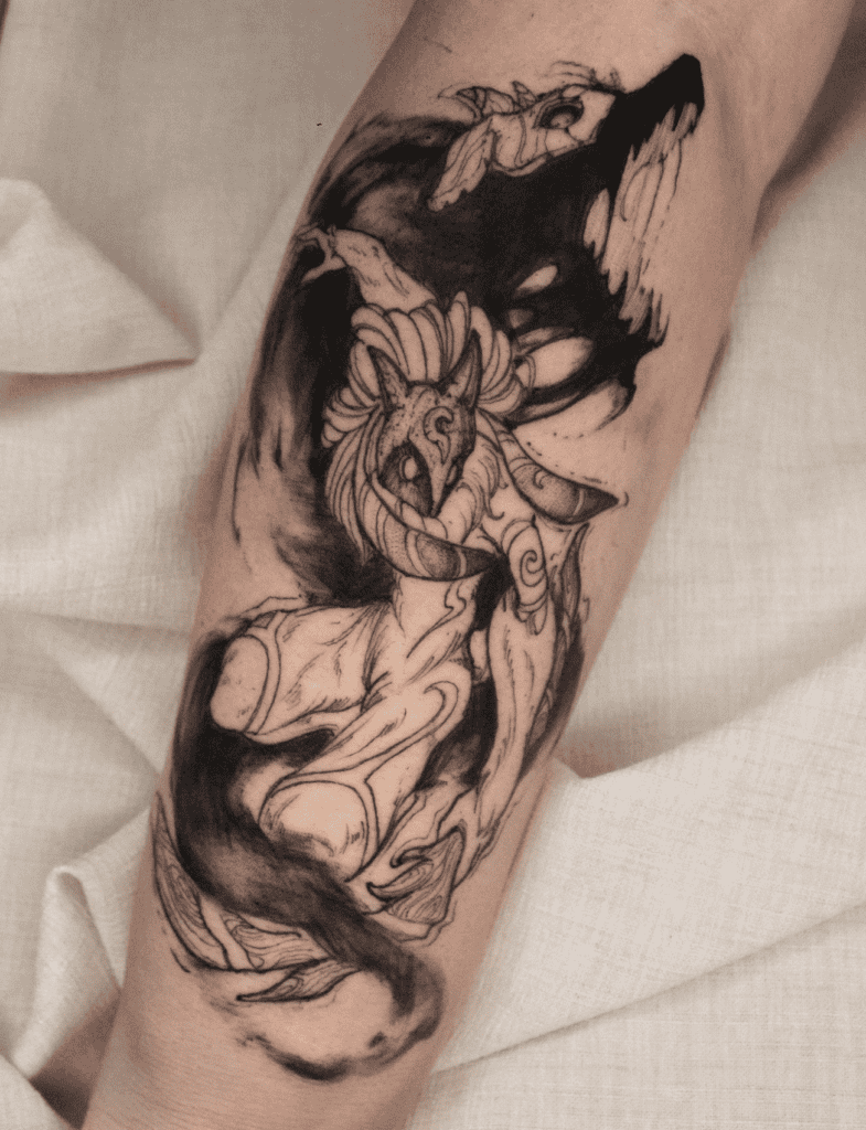 Kindred Pose League of Legends Tattoo