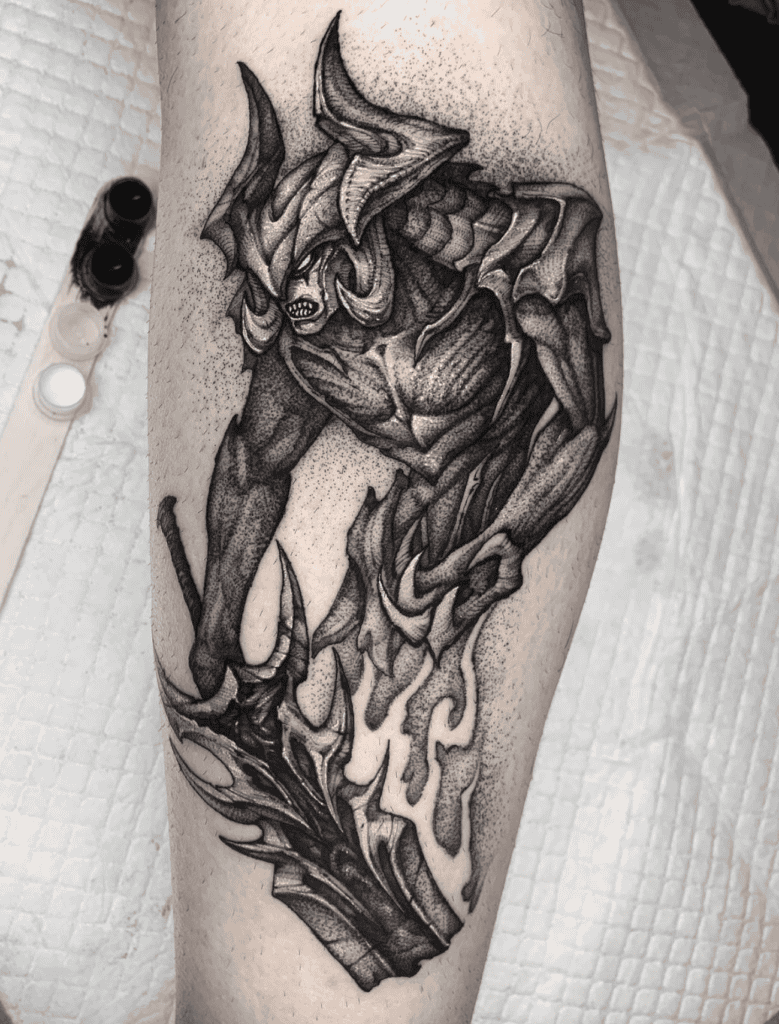 Aatrox League of Legends Tattoo