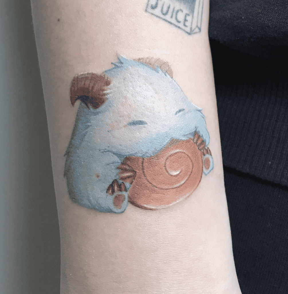 Poro Eat League of Legends Tattoo