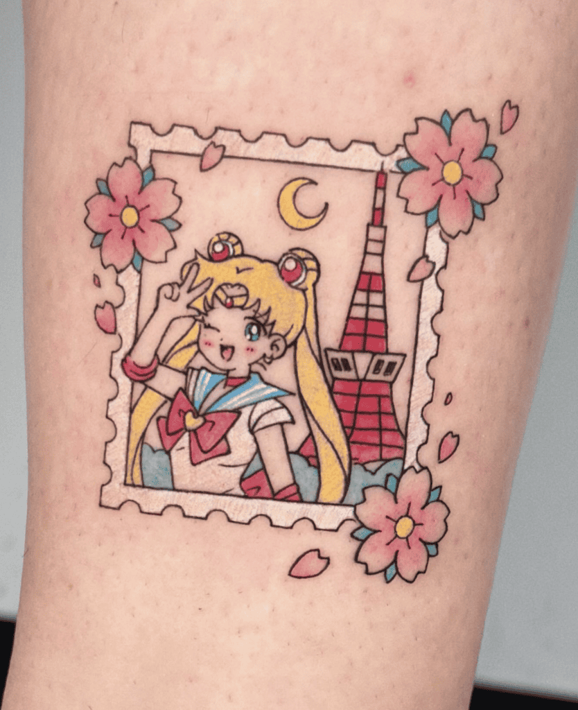 Usagi Tsukino Stamp Sailor Moon Tattoo