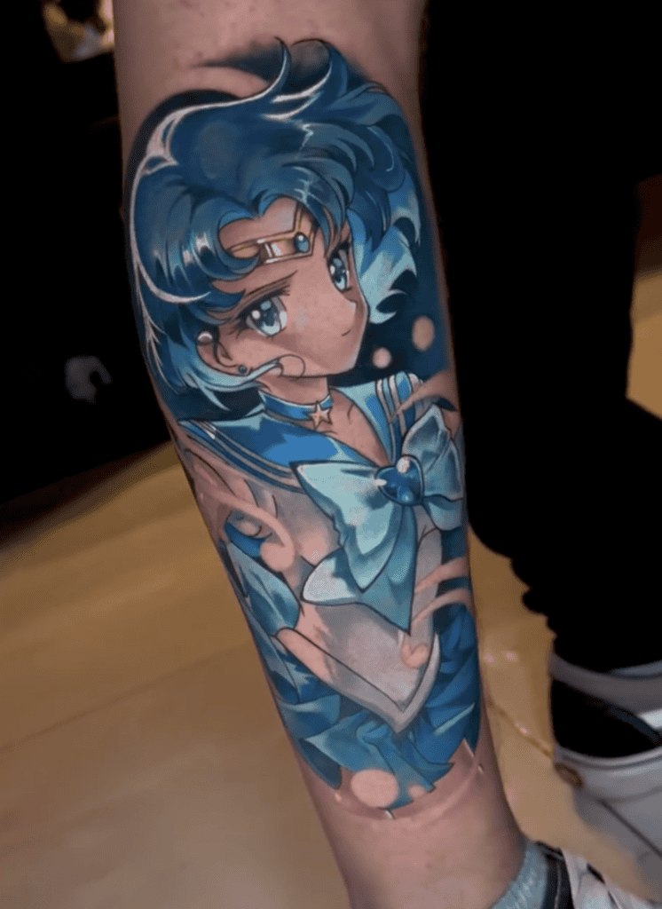 Ami Mizuno Sailor Moon Tattoo