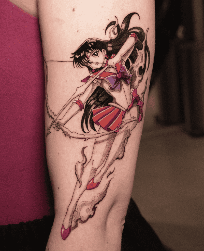 Rei Hino Bow Sailor Moon Tattoo