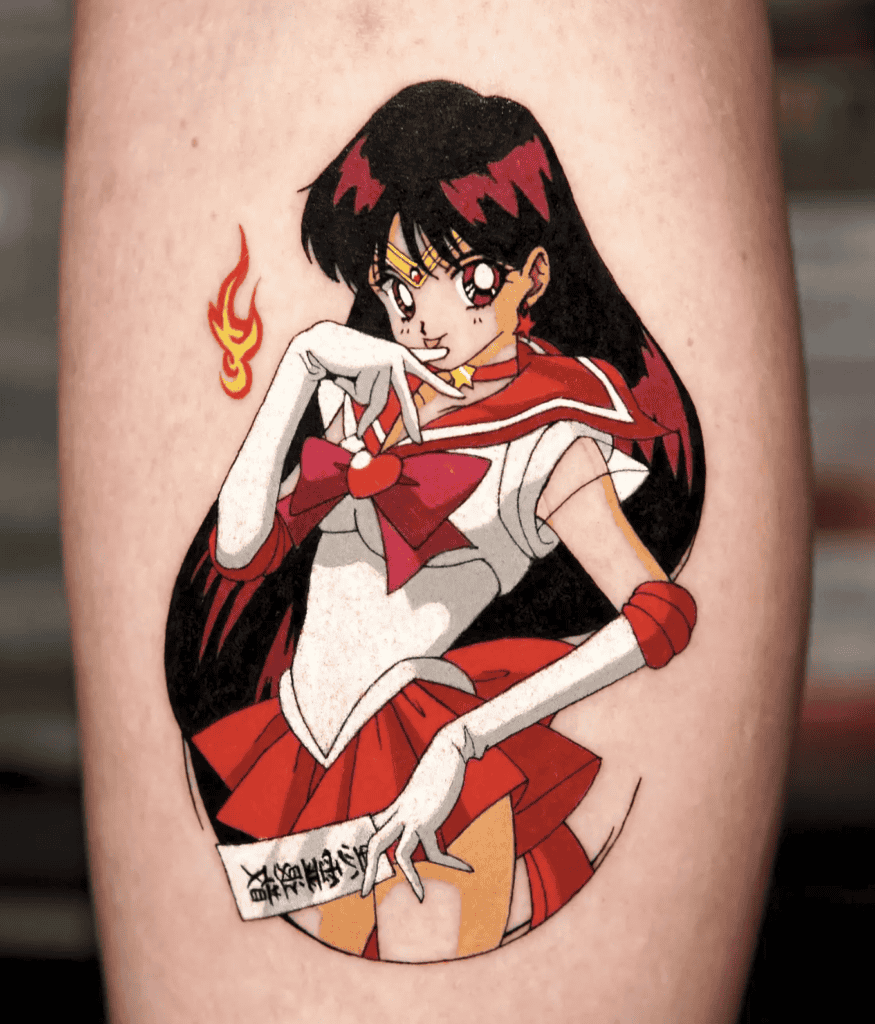 Rei Hino Sailor Moon Tattoo