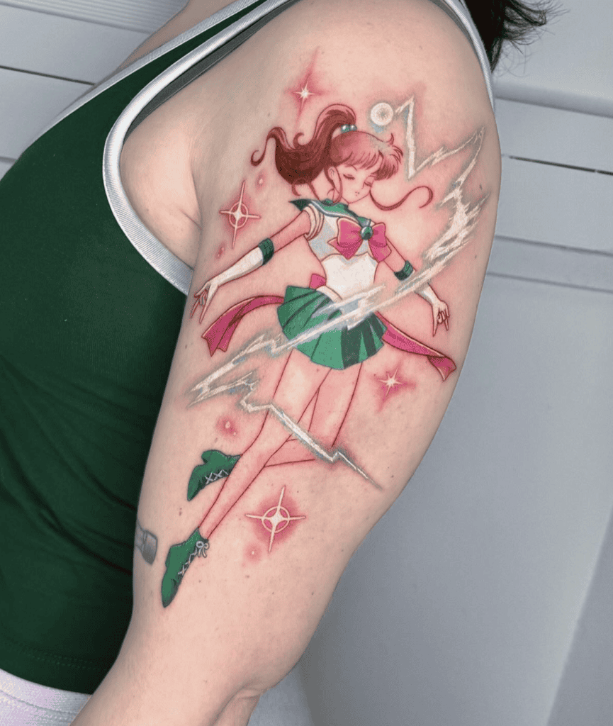 Makoto Kino Power Sailor Moon Tattoo