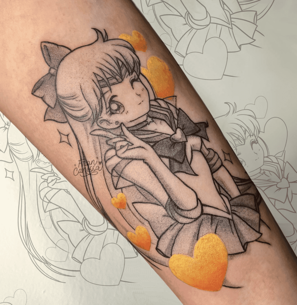 Minako Aino Sailor Moon Tattoo