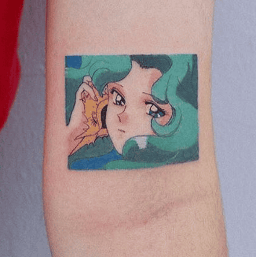Michiru Kaioh Frame Sailor Moon Tattoo