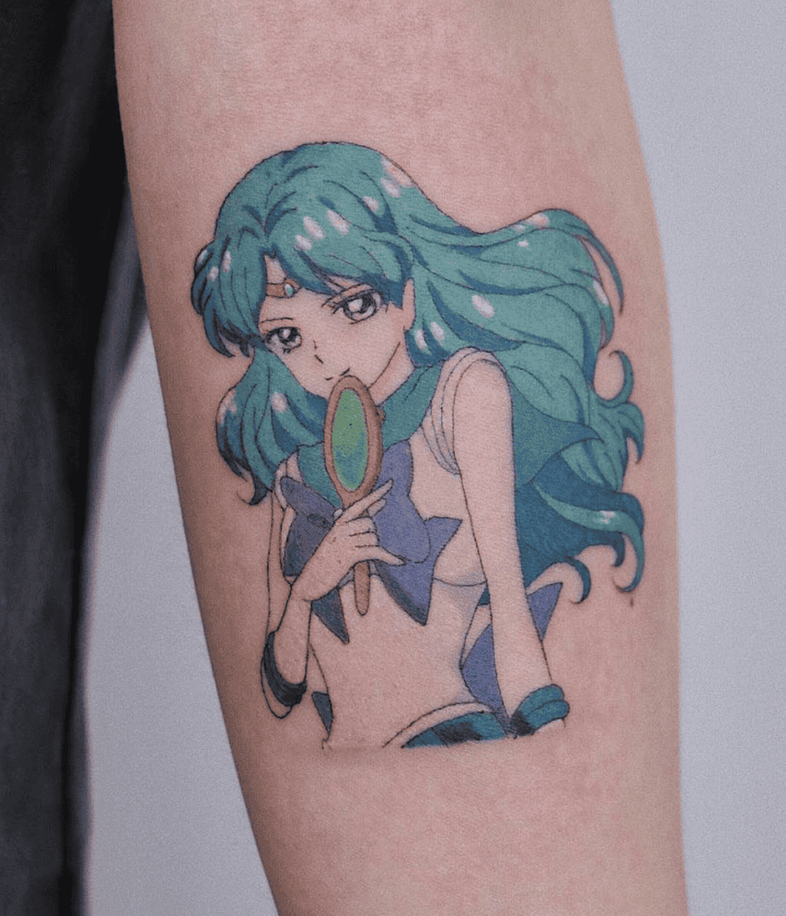 Michiru Kaioh Mirror Sailor Moon Tattoo