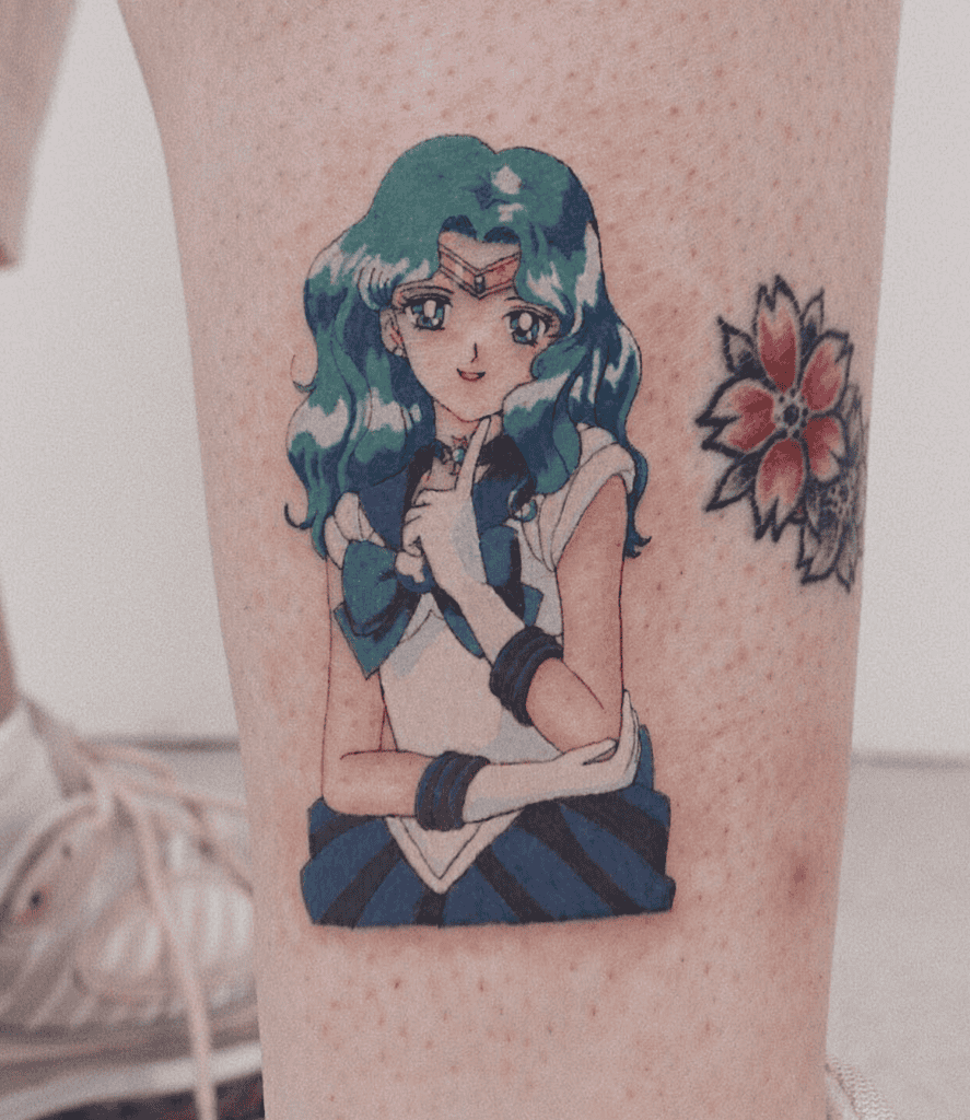 Michiru Kaioh Pose Sailor Moon Tattoo