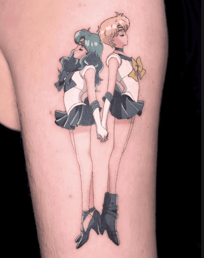 Michiru Kaioh Uranus Sailor Moon Tattoo