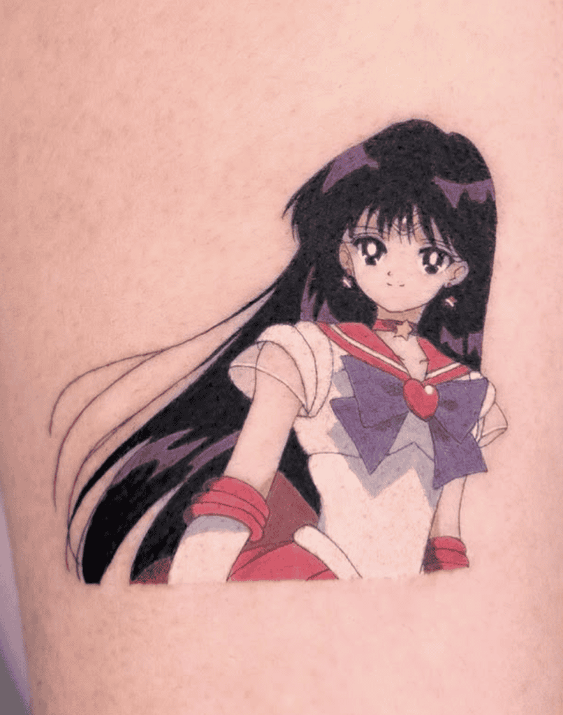Rei Hino Smile Sailor Moon Tattoo