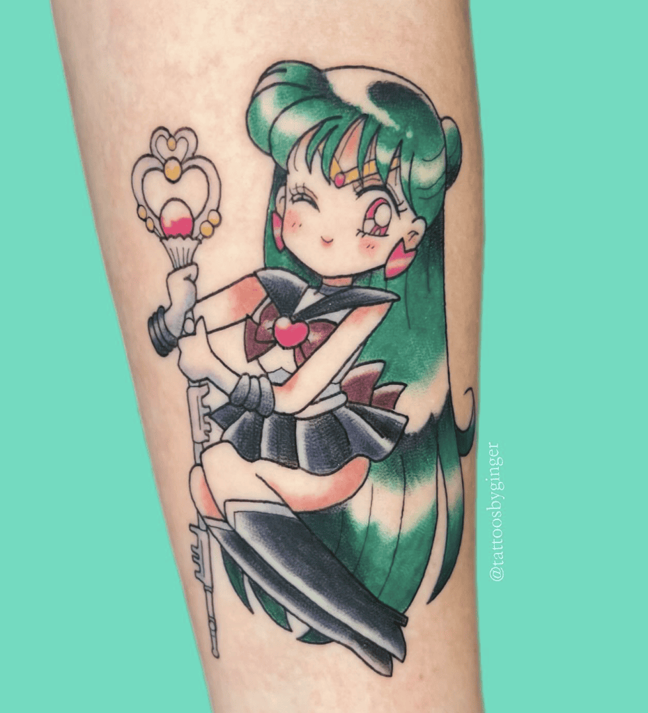 Setsuna Meiou Chibi Sailor Moon Tattoo