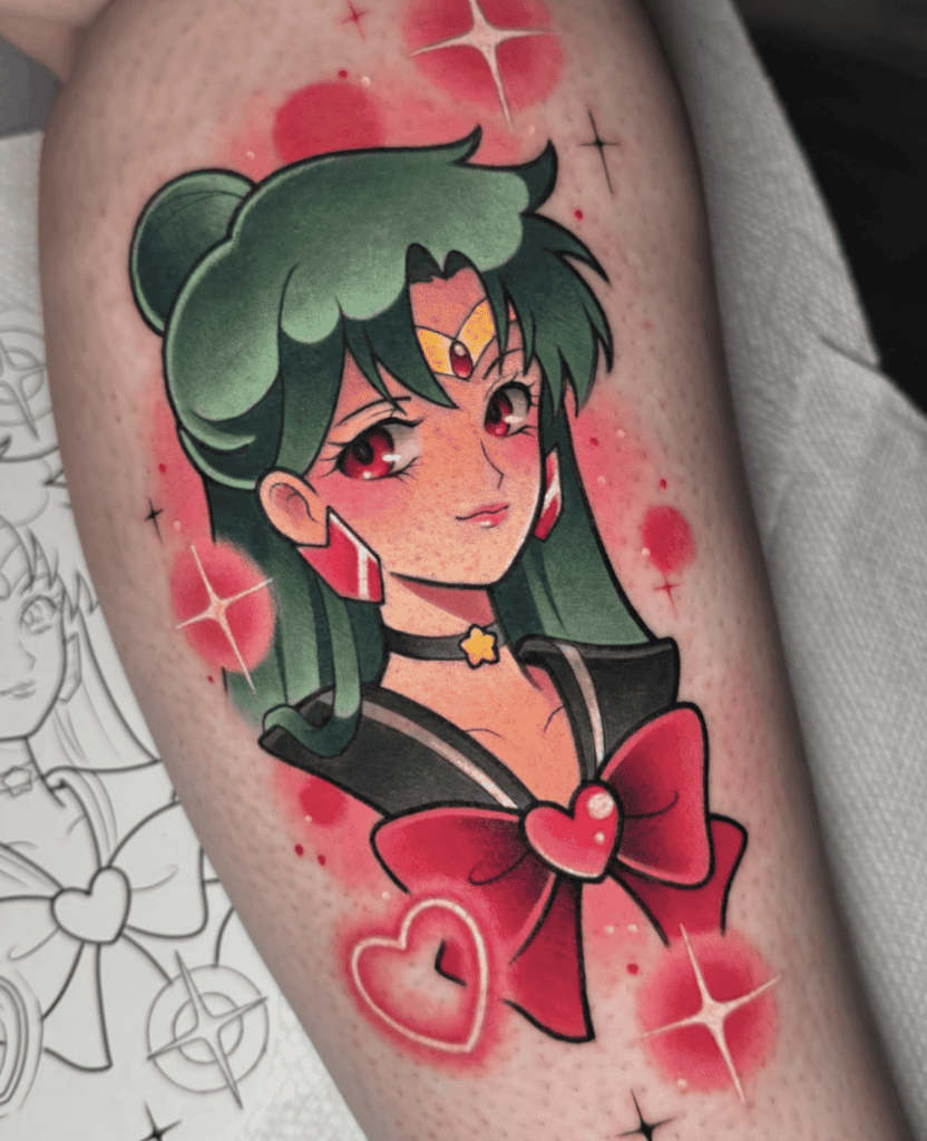 Setsuna Meiou Smile Sailor Moon Tattoo