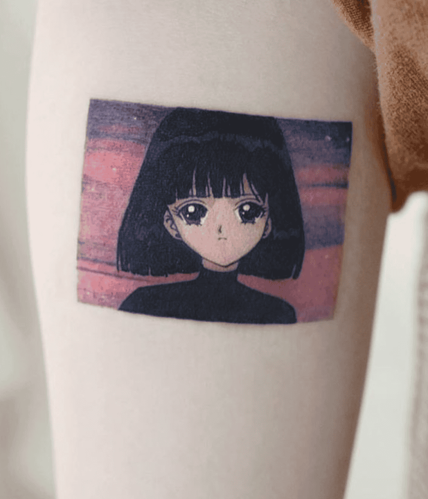 Hotaru Tomoe Casual Sailor Moon Tattoo