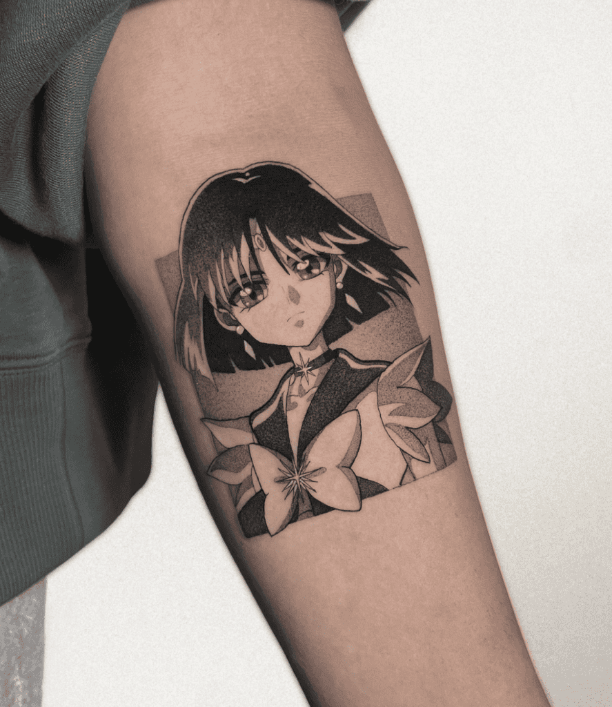 Hotaru Tomoe Frame Sailor Moon Tattoo