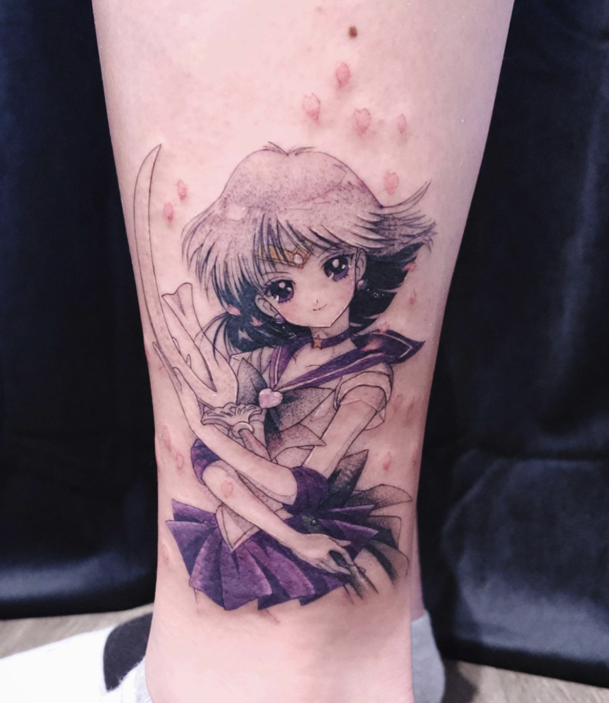Hotaru Tomoe Pose Sailor Moon Tattoo