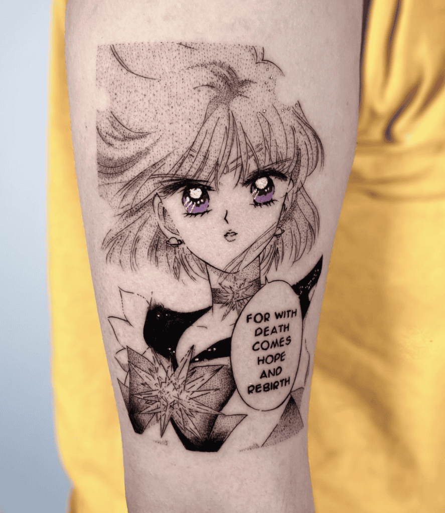 Hotaru Tomoe Quote Sailor Moon Tattoo