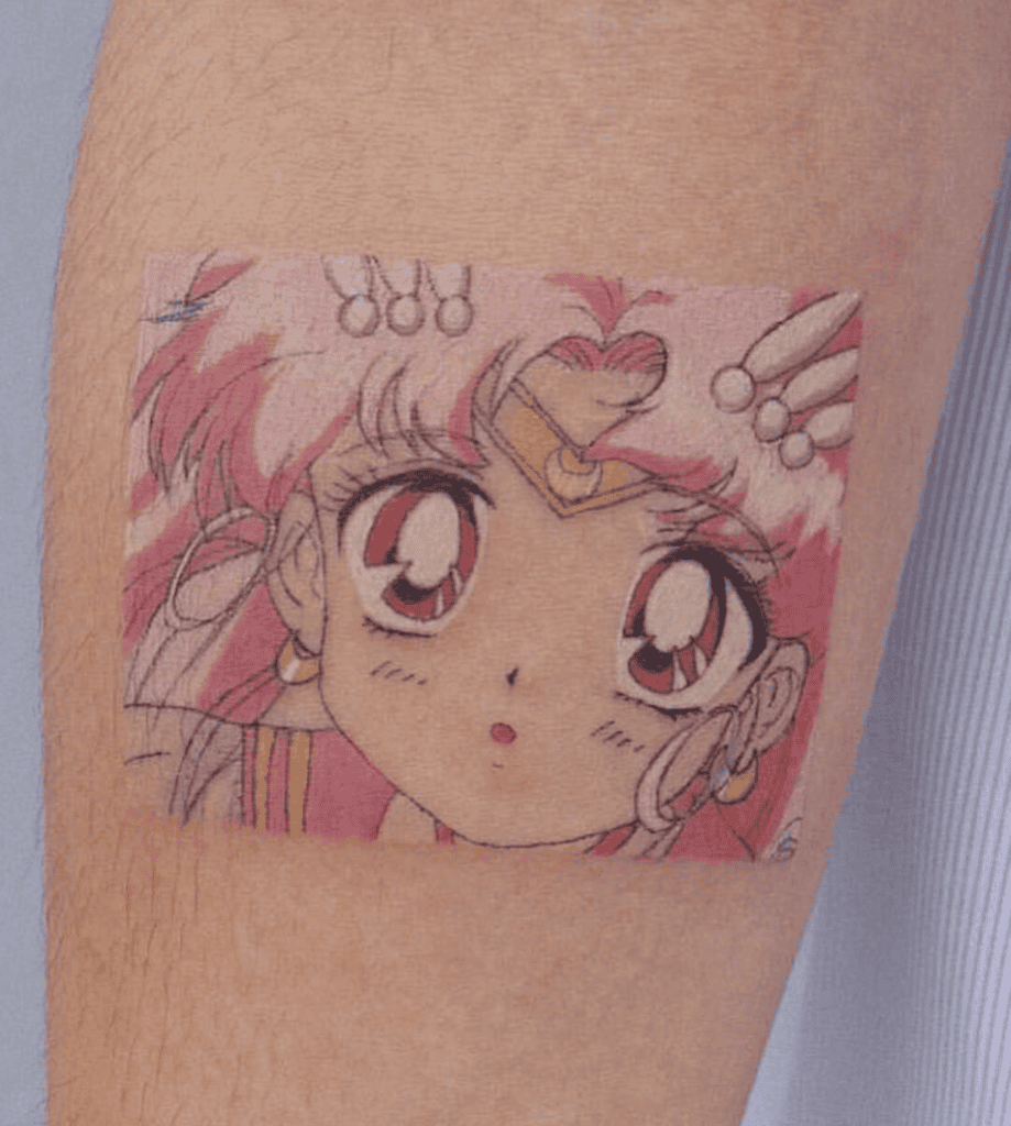 Chibiusa Frame Sailor Moon Tattoo