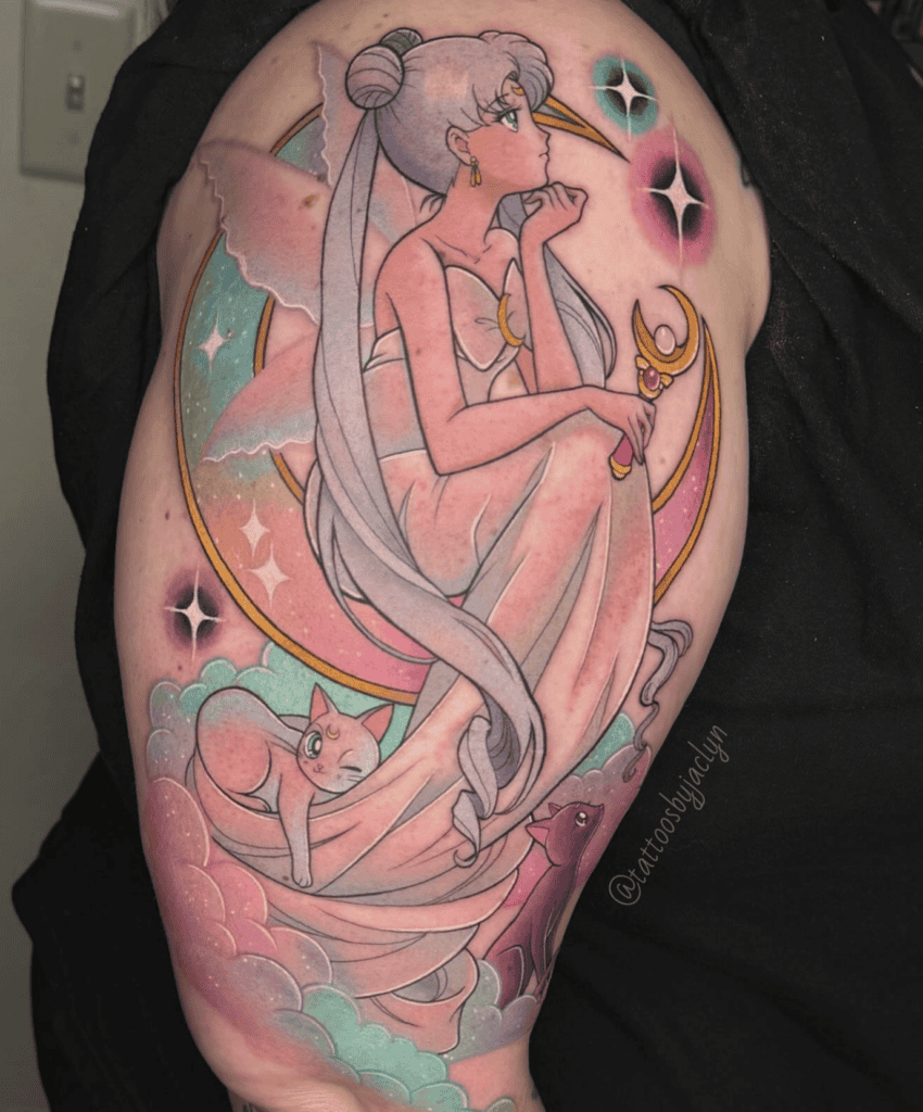Queen Serenity Sailor Moon Tattoo