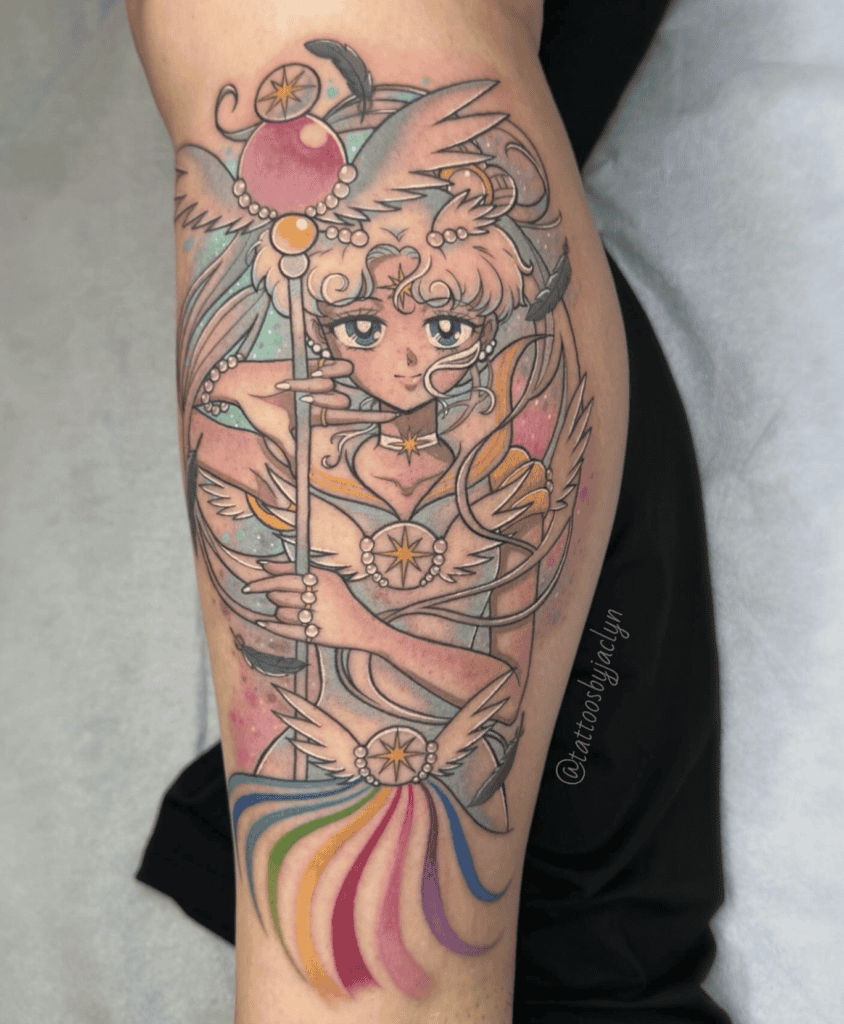 Sailor Cosmos Pose Sailor Moon Tattoo