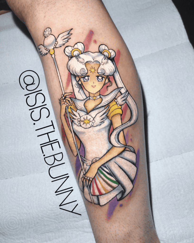 Sailor Cosmos Staff Sailor Moon Tattoo