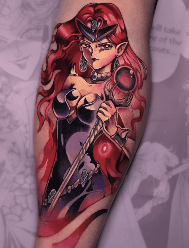 Queen Beryl Sailor Moon Tattoo