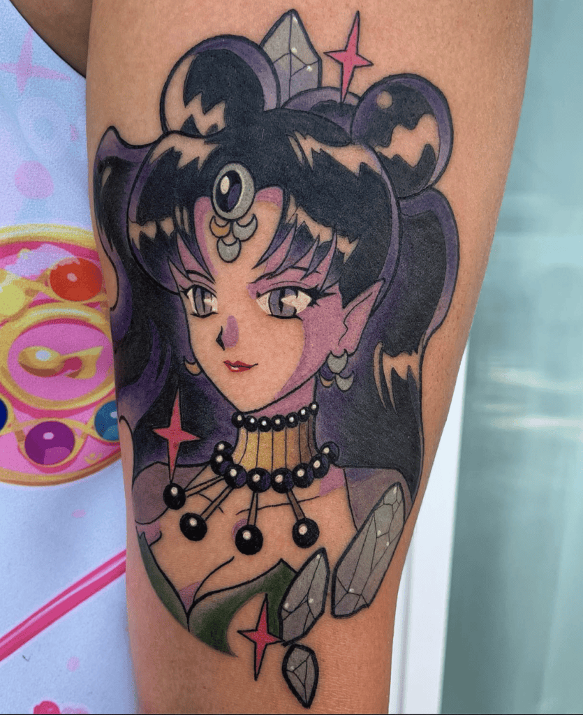 Queen Nehelenia Sailor Moon Tattoo