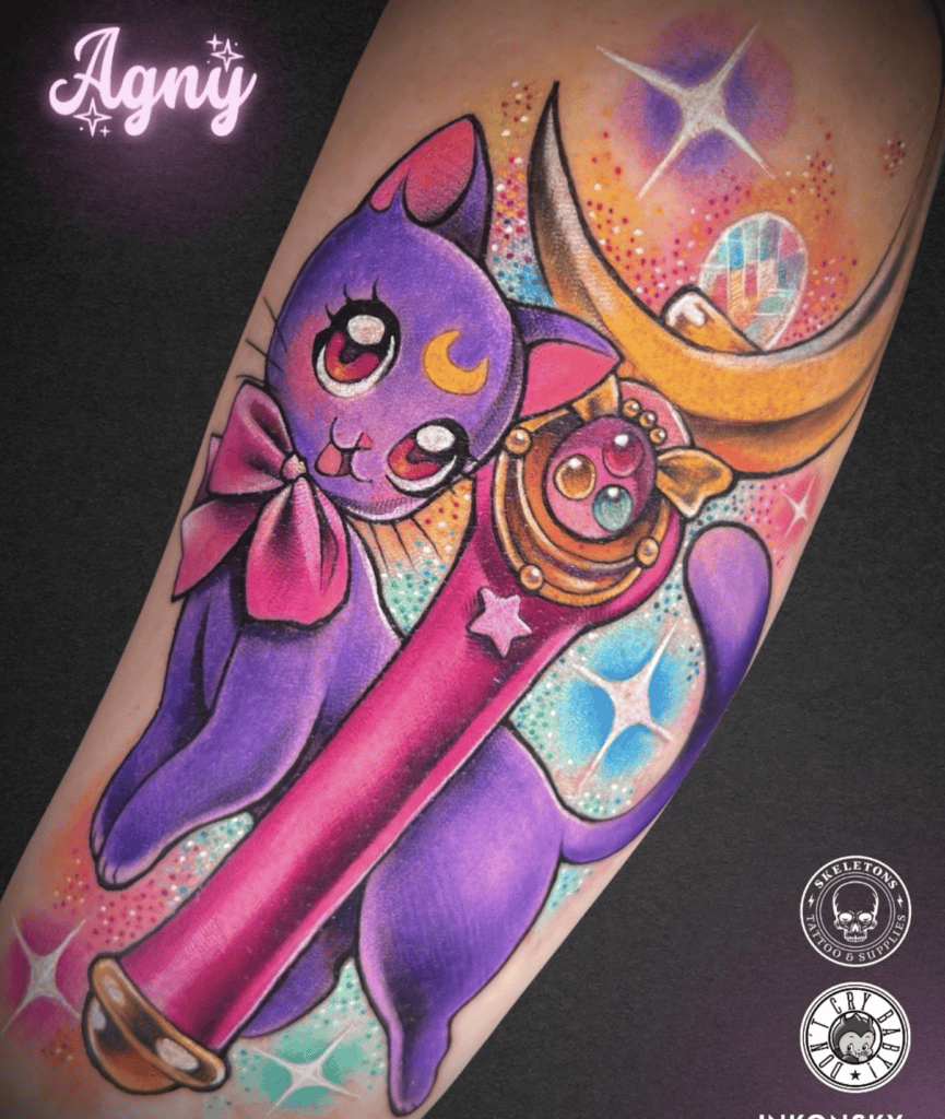 Luna Sailor Moon Tattoo