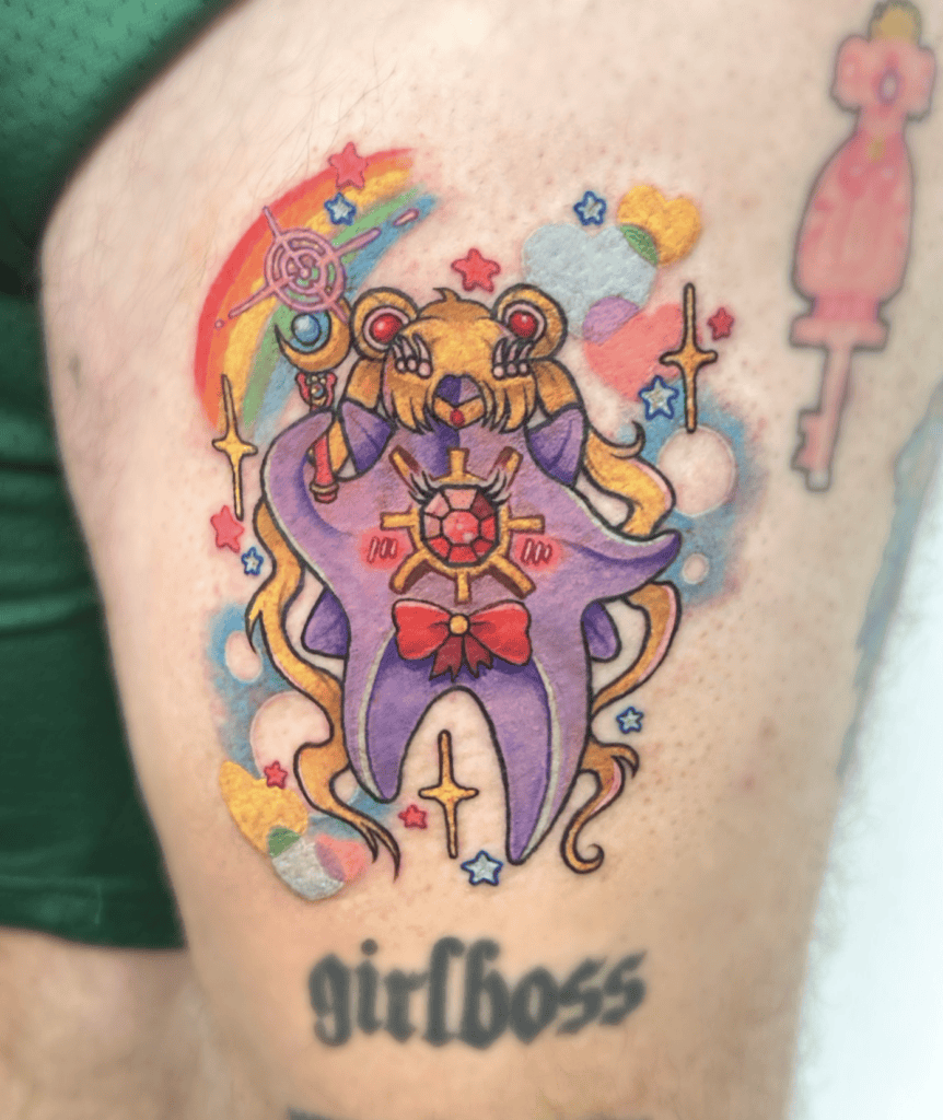 Pokémon X Sailor Moon Starmie Tattoo
